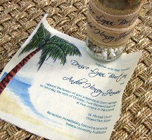 Message in a Bottle Wedding Invitations 08